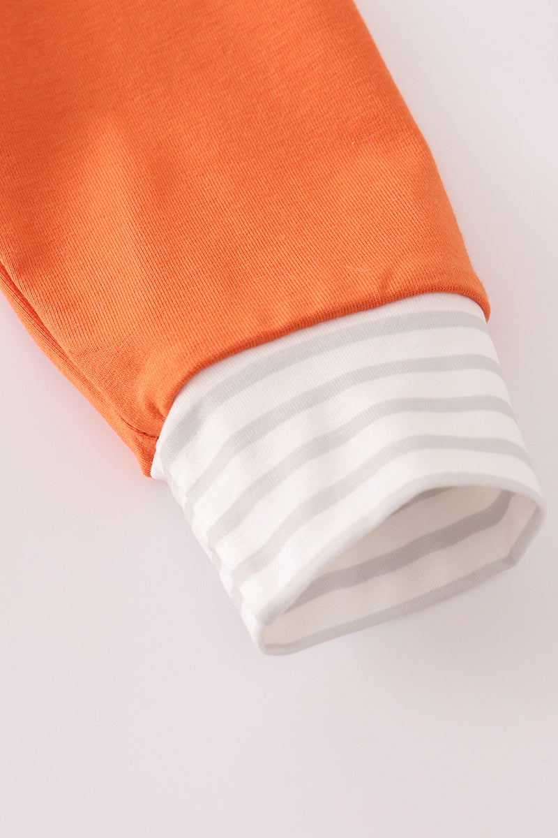 Rust Texas embroidery pants set - Aaria Tees Aaria Tees