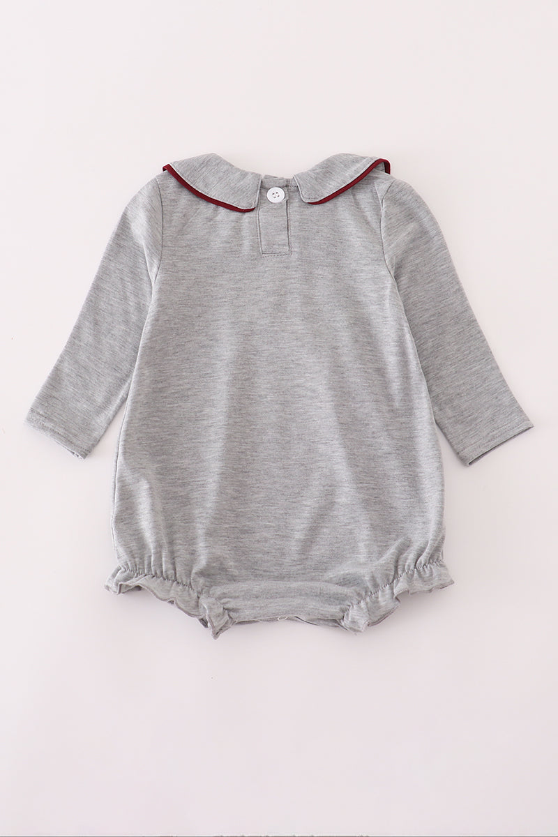 Grey Mississippi embroidery bubble - Aaria Tees Aaria Tees
