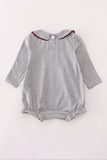 Grey Mississippi embroidery bubble - Aaria Tees Aaria Tees