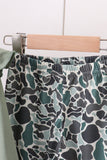 Camouflage fish embroidery ruffle pants set - Aaria Tees Aaria Tees