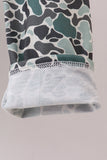 Camouflage fish embroidery ruffle pants set - Aaria Tees Aaria Tees