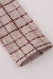 Brown plaid top - Aaria Tees Aaria Tees