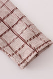 Brown plaid bloomer set Aaria Tees