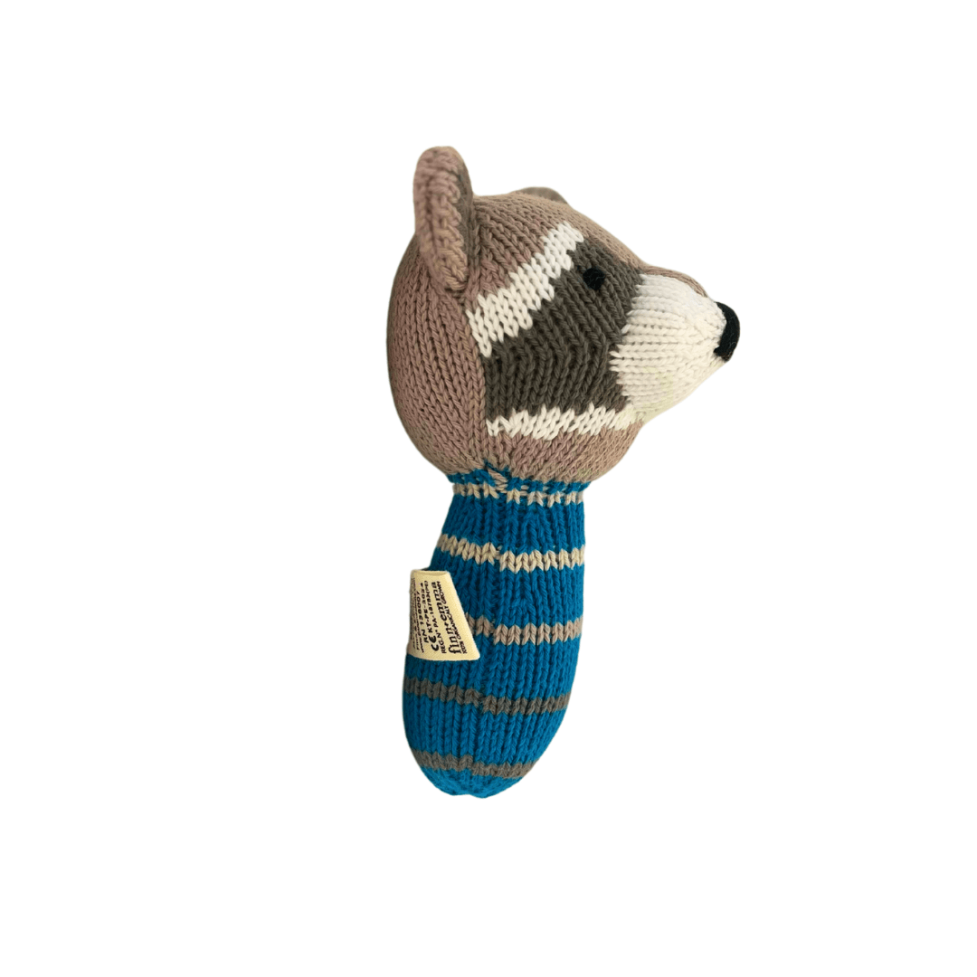mini rattle | ramsay the raccoon - Aaria Tees Aaria Tees