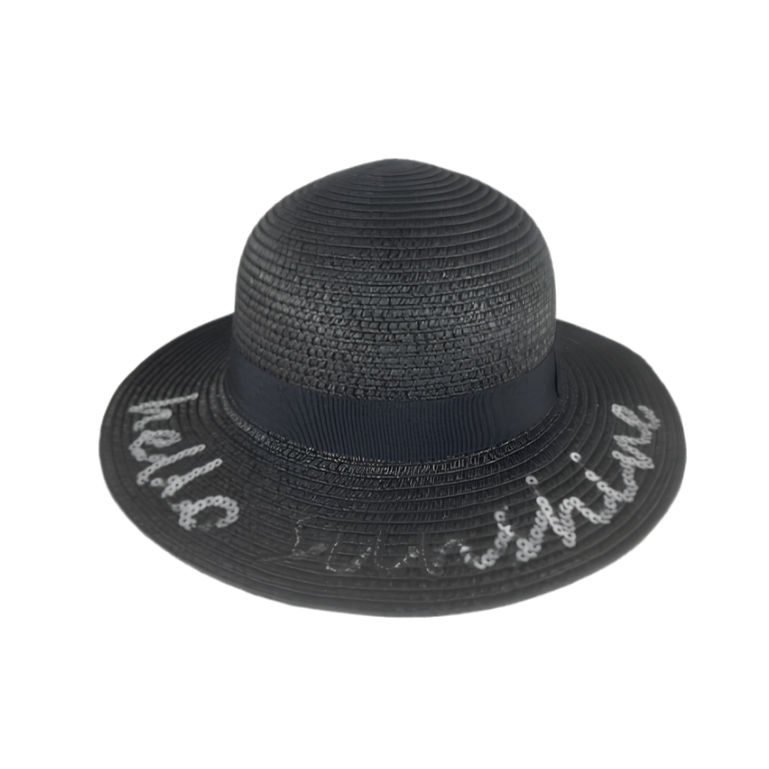 Hello Sunshine Sunhat with Sequins - Aaria Tees Aaria Tees