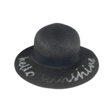 Hello Sunshine Sunhat with Sequins - Aaria Tees Aaria Tees