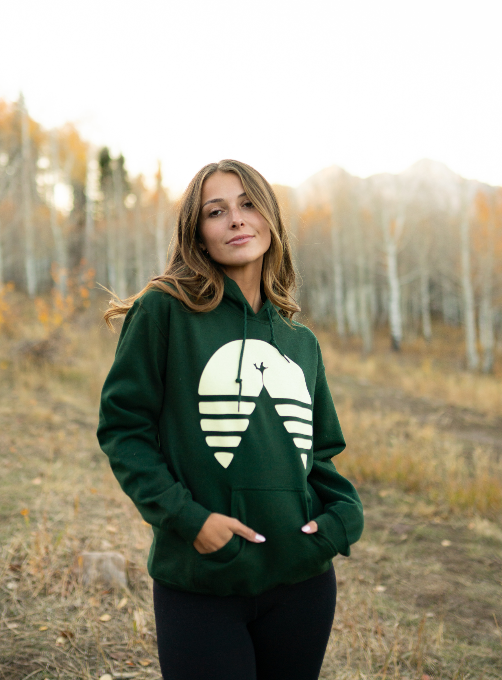 Find Home Logo Hoodie-Forest Green - Aaria Tees Aaria Tees