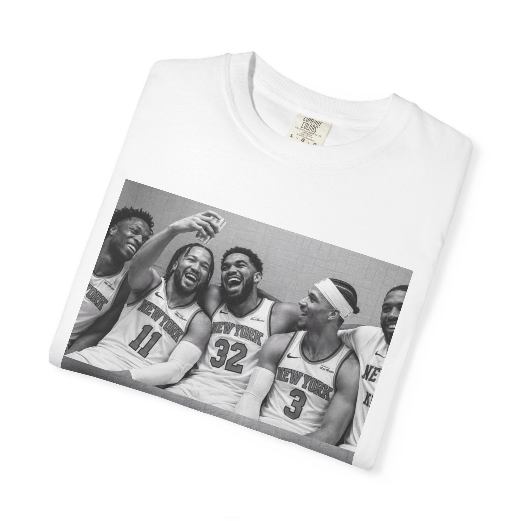 Then & Now Knicks Tee – Legacy Graphic Edition - Aaria Tees Aaria Tees