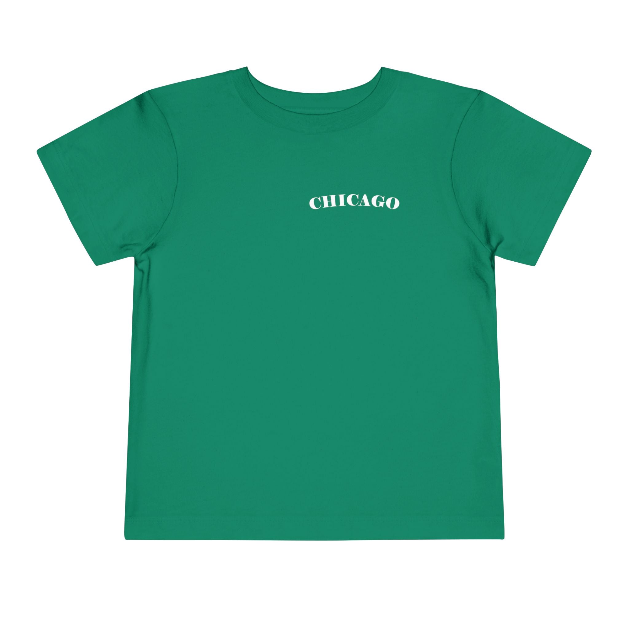 Mystery Noir Chicago Skyline Sunset Unisex Toddler Short Sleeve Tee - Aaria Tees Aaria Tees