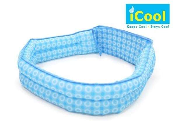 Blue Polka Dot iCool Scarf - Aaria Tees