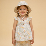Organic Bucket Sun Hat - Bloomfield - Aaria Tees Aaria Tees