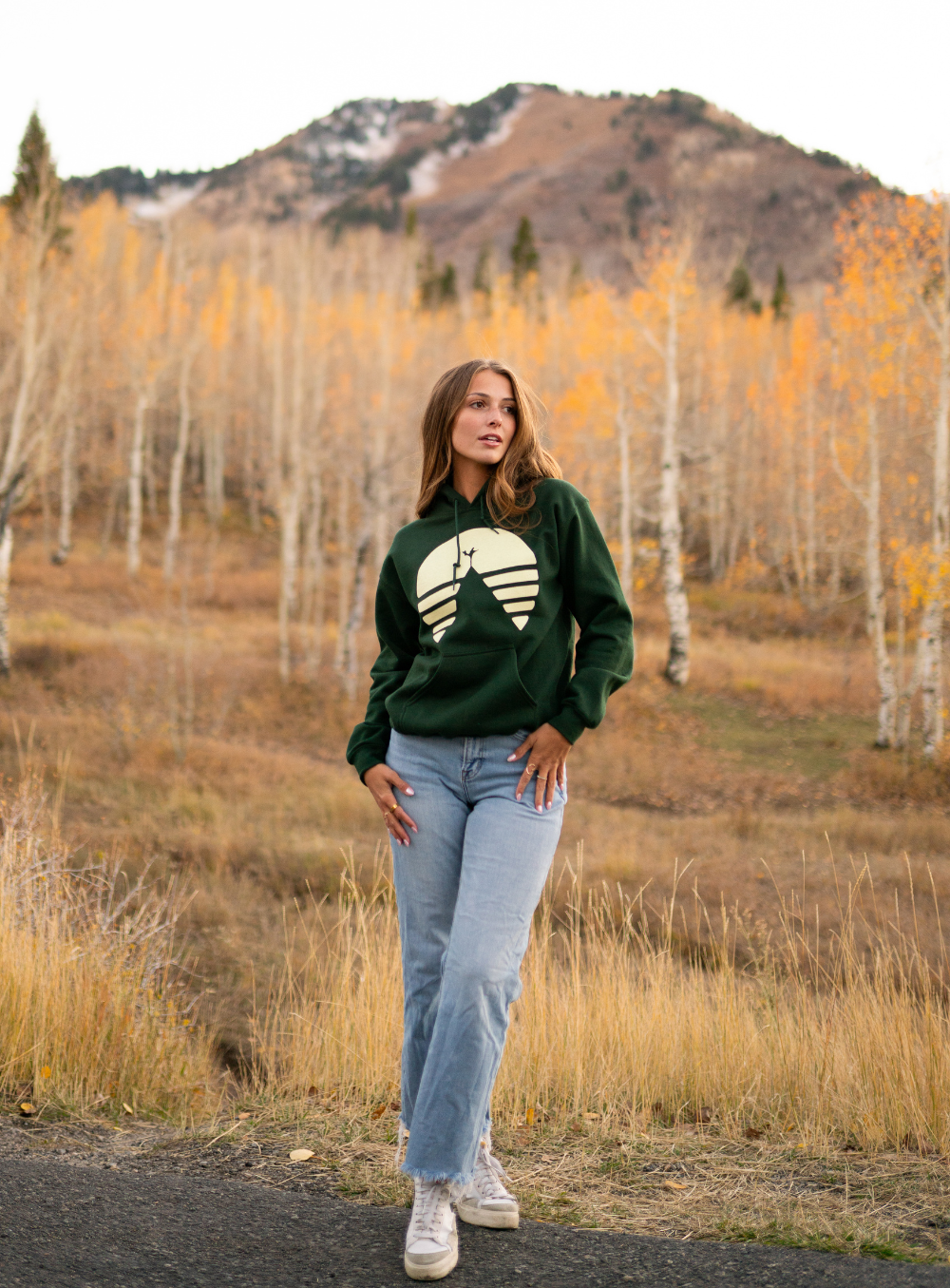 Find Home Logo Hoodie-Forest Green - Aaria Tees Aaria Tees