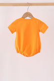 Orange ghost embroidery bubble Aaria Tees