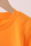 Orange ghost embroidery top Aaria Tees
