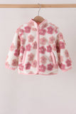 Floral print fleece jacket Aaria Tees
