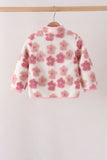 Floral print fleece jacket Aaria Tees