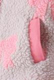 Pink bow fleece jacket Aaria Tees