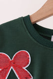 Forest bow sequin mom&me top - Aaria Tees Aaria Tees
