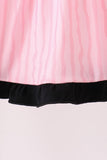 Pink ghost applique stripe dress - Aaria Tees Aaria Tees