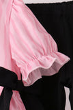 Pink ghost applique stripe pants set - Aaria Tees Aaria Tees