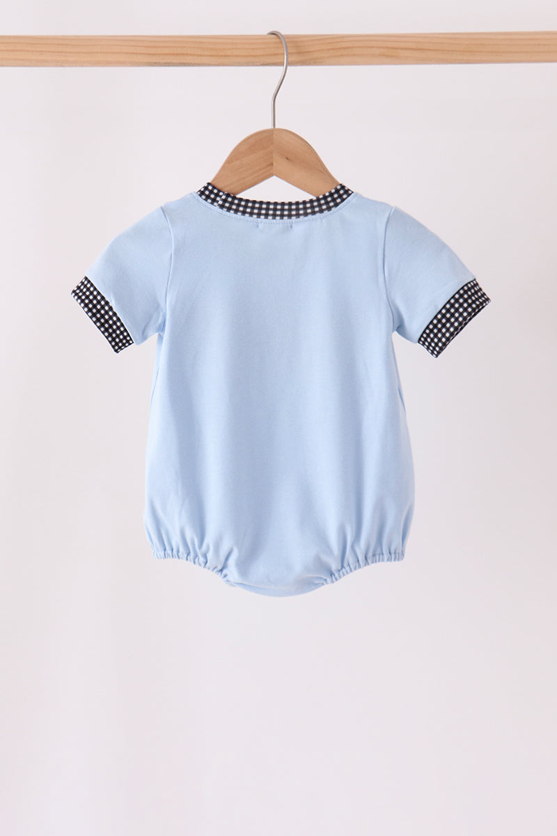 Blue ghost embroidery bubble - Aaria Tees Aaria Tees