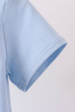 Blue ghost embroidery top - Aaria Tees Aaria Tees