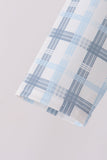 Blue plaid pocket top - Aaria Tees Aaria Tees
