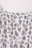 Teal floral mom dress - Aaria Tees Aaria Tees