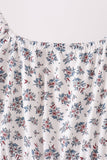 Teal floral mom dress - Aaria Tees Aaria Tees