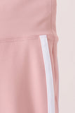 Pink Flare Double Side Stripe Active Pants Aaria Tees