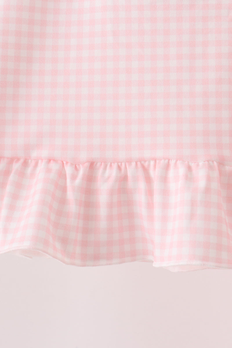 Pink cats Jack-O-Lantern applique ruffle pants set - Aaria Tees Aaria Tees