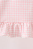 Pink cats Jack-O-Lantern applique ruffle pants set - Aaria Tees Aaria Tees