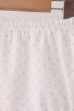 Pink pumpkin embroidery bloomer set Aaria Tees