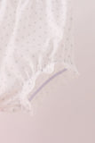 Pink pumpkin embroidery bloomer set Aaria Tees