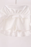 Pink pumpkin embroidery skorts set Aaria Tees