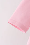 Pink floral bow bloomer set - Aaria Tees Aaria Tees