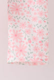 Pink floral bow pants set - Aaria Tees Aaria Tees