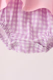 Pink goose embroidery bubble Aaria Tees