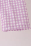 Pink goose embroidery ruffle pants set Aaria Tees