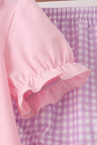Pink goose embroidery ruffle bloomer set Aaria Tees
