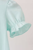 Blue goose embroidery bubble Aaria Tees