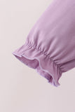 Purple goose embroidery top Aaria Tees