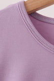 Purple goose embroidery top Aaria Tees