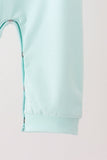 Blue goose embroidery romper Aaria Tees