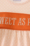 Sweet as pie embroidery bubble Aaria Tees