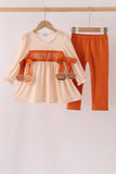 Sweet as pie embroidery pants set - Aaria Tees Aaria Tees