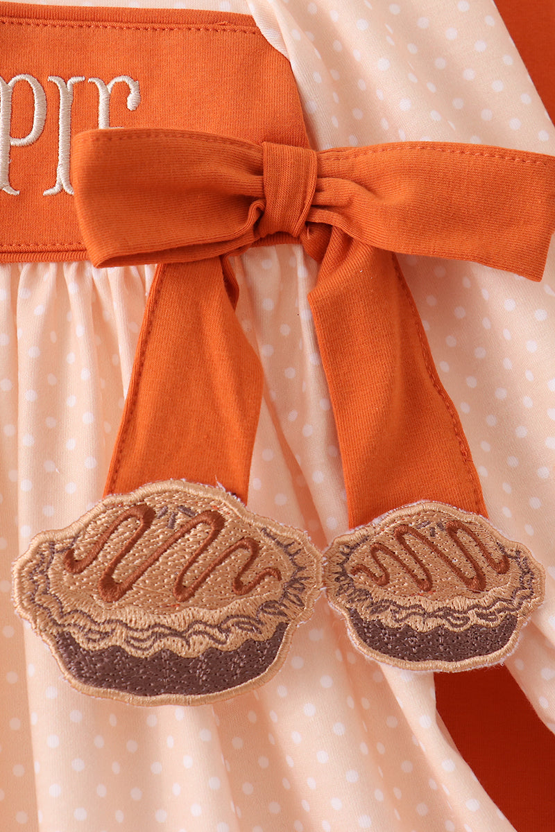 Sweet as pie embroidery pants set - Aaria Tees Aaria Tees