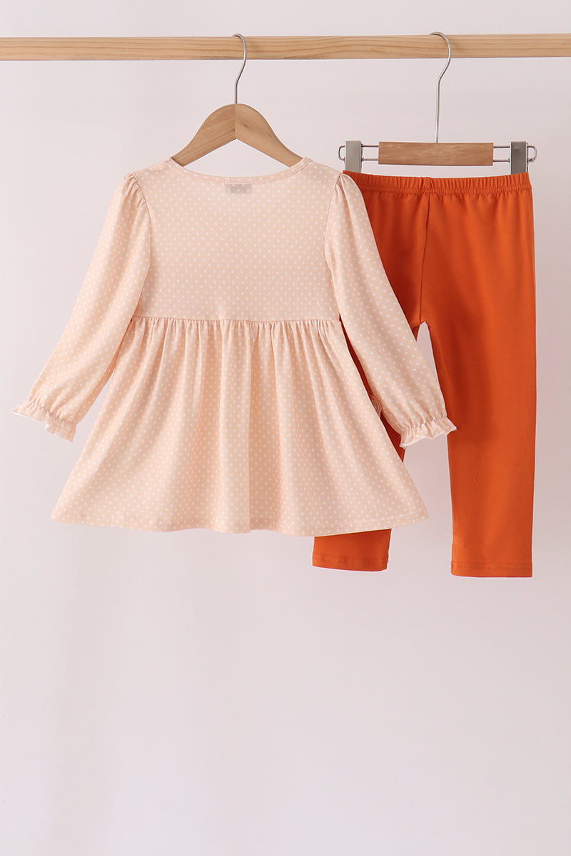 Sweet as pie embroidery pants set - Aaria Tees Aaria Tees