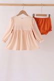 Sweet as pie embroidery bloomer set Aaria Tees