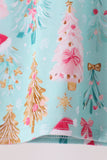 Green christmas tree bamboo pajama set Aaria Tees